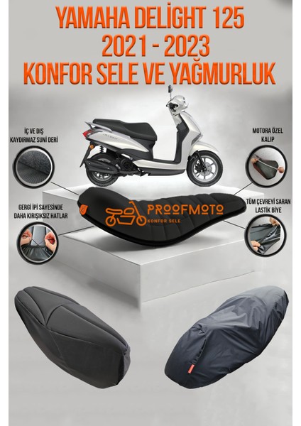 Yamaha Delıght (2021-ÜSTÜ) Konfor Sele Kılıf