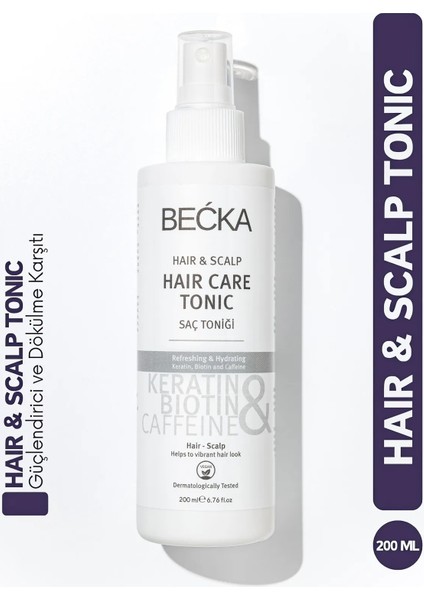 Biotin Keratin ve Caffeine Saç Toniği 200 ml