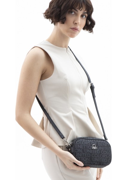 United Colors Of Benetton Kadın Çapraz Çanta BNT 1537 - Siyah