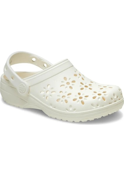 Classic Floral Cut Out Clog Kadın Terlik 210927 fiyatları