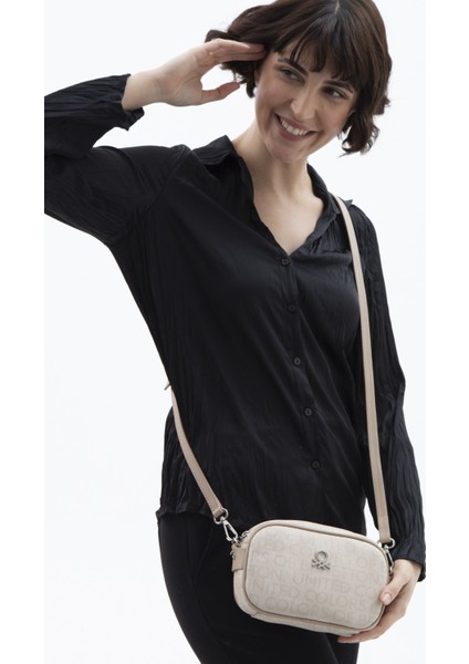 United Colors Of Benetton Kadın Çapraz Çanta BNT 1537 - Bej fiyatları