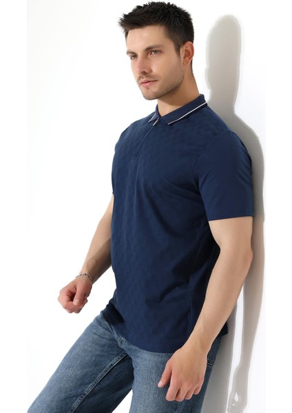 Erkek Polo Yaka Düz Renk Pamuklu Triko Kısa Kol T-Shirt fiyatları