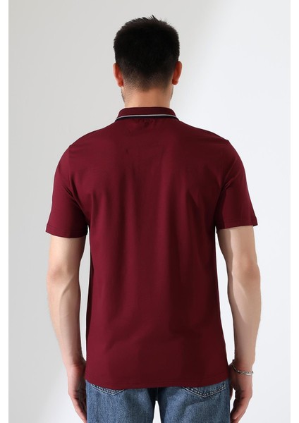 Erkek Polo Yaka Düz Renk Pamuklu Triko Kısa Kol T-Shirt modelleri