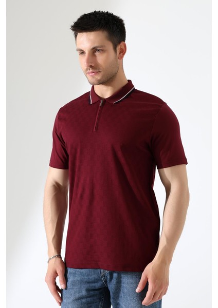 Erkek Polo Yaka Düz Renk Pamuklu Triko Kısa Kol T-Shirt fırsatları