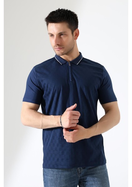 Erkek Polo Yaka Düz Renk Pamuklu Triko Kısa Kol T-Shirt modelleri