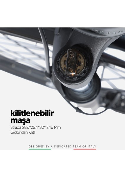 Strada Cycles E-Vivo Gizli Batarya Hidrolik Fren 28 Jant Elektrikli Şehir Bisikleti