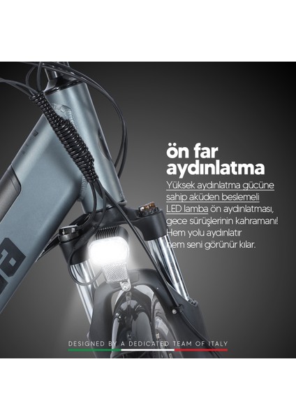 Strada Cycles E-Vivo Gizli Batarya Hidrolik Fren 28 Jant Elektrikli Şehir Bisikleti