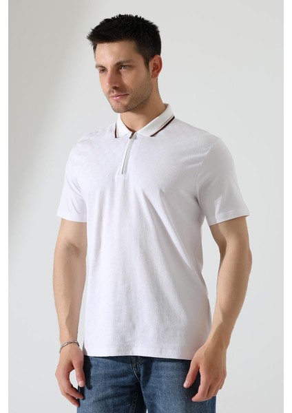 Erkek Polo Yaka Düz Renk Pamuklu Triko Kısa Kol T-Shirt fiyatları