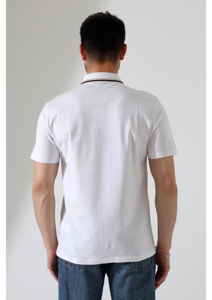 Erkek Polo Yaka Düz Renk Pamuklu Triko Kısa Kol T-Shirt indirimleri