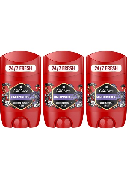 Night Panther Erkek Deodorant Stick 50 ml x 3 Adet