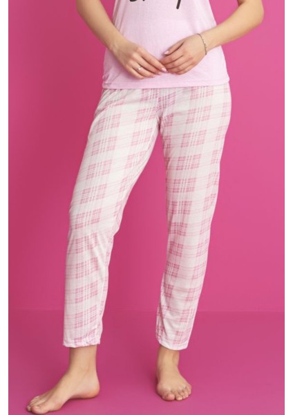 Dreamy Pamuklu Desenli Kısa Kollu Pijama Takımı