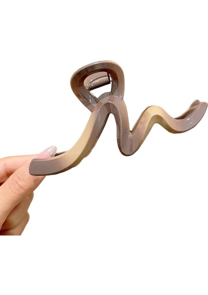 Moda Saç Plakası Köpekbalığı Klipsi Toka (Yurt Dışından)