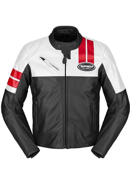 Spıdı Roar Deri Ceket Beyaz