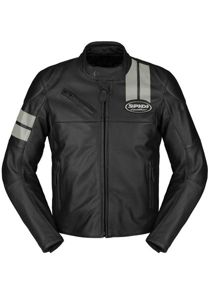 Spıdı Roar Deri Ceket Siyah