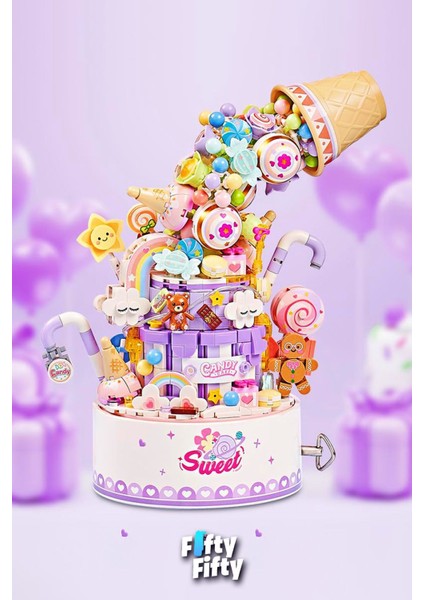 LOZ Ledli Müzik Kutulu Pasta 909 Parça Oyuncak Yapım Seti FFLZ-1953 fiyatları