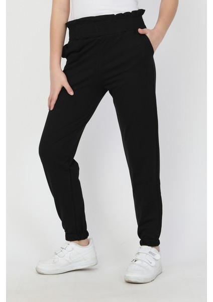 Bel Paça Lastikli Unisex Çocuk Düz Renk Eşofman Altı 0012-0011 fiyatları