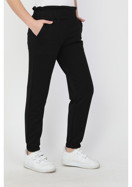 Bel Paça Lastikli Unisex Çocuk Düz Renk Eşofman Altı 0012-0011 modelleri