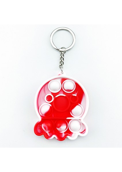 No.42 Tarzı Yaratıcı Mini Anahtarlık Basit Dimple Itme Kabarcık Duyusal Fidget Oyuncakları Sıkıştırılabilir Yetişkin Çocuklar Sıkma Oyuncaklar (Yurt Dışından)