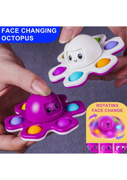 D Stili Yeni - Itme Kabarcık Duyusal Oyuncak Yüz Değiştirme Topu Fidget Oyuncaklar Çocuklar ve Yetişkinler Için (Yurt Dışından)