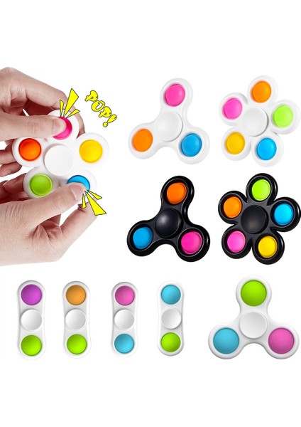 S3 Stili Çocuklar Için Basit Ayarlanabilir Fidget Oyuncak Paketi - Eğitici Oyuncaklar (Yurt Dışından)