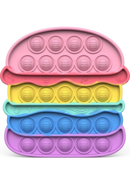 Macaron Hamburger Tarzı Karanlıkta Parlayan Topu Oyuncak Yaprak Püskürt Çocuk Oyuncakları Luminous- Türk E-Ticaret Başlığı (Yurt Dışından)