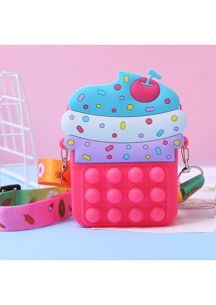 No.18 Tarzı Pop It Unicorn Fidget Oyuncak Çocuklar Spotify Premium Kızlar Itme Balon Çanta Yetişkin s Sıkma Sıkma Erkekler Oyuncak (Yurt Dışından)