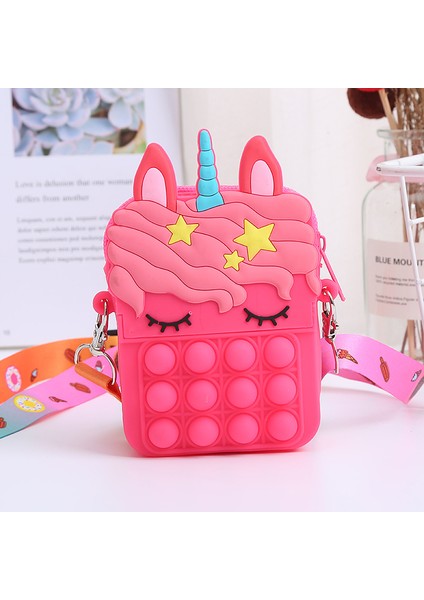 No.22 Tarzı Pop It Unicorn Fidget Oyuncak Çocuklar Spotify Premium Kızlar Itme Balon Çanta Yetişkin s Sıkma Sıkma Erkekler Oyuncak (Yurt Dışından)