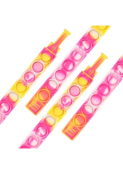B4 Stili En Popüler G Üstü Patlayan Fidget Oyuncakları: Topu Bileklik Işıklı Silikon Bileklik Kawaii Itme Kabarcık Çocuk Hediyesi (Yurt Dışından)