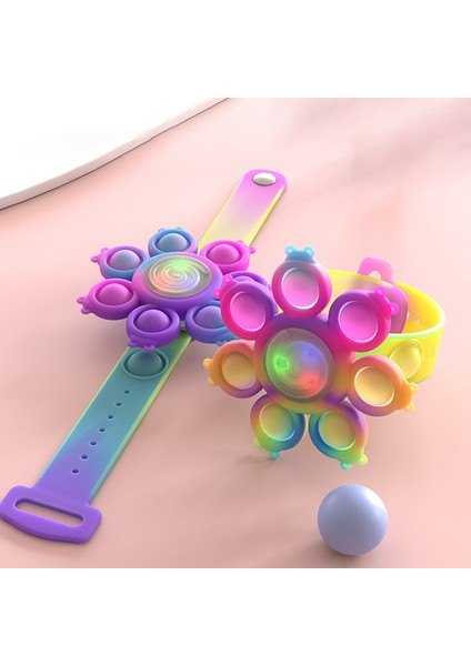 B8 Stili En Popüler G Üstü Patlayan Fidget Oyuncakları: Topu Bileklik Işıklı Silikon Bileklik Kawaii Itme Kabarcık Çocuk Hediyesi (Yurt Dışından) fiyatları