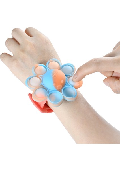 B6 Stili En Popüler G Üstü Patlayan Fidget Oyuncakları: Topu Bileklik Işıklı Silikon Bileklik Kawaii Itme Kabarcık Çocuk Hediyesi (Yurt Dışından) indirimleri