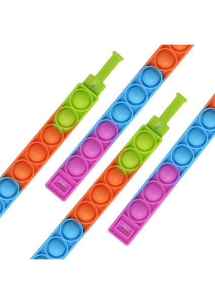 B7 Stili En Popüler G Üstü Patlayan Fidget Oyuncakları: Topu Bileklik Işıklı Silikon Bileklik Kawaii Itme Kabarcık Çocuk Hediyesi (Yurt Dışından)