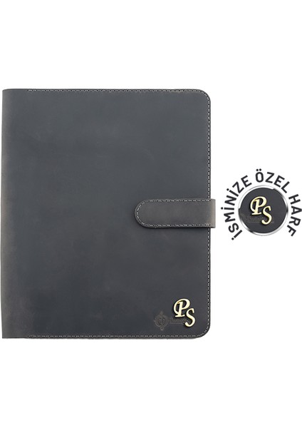 İsminize Özel Crazy Deri Macbook Organizer