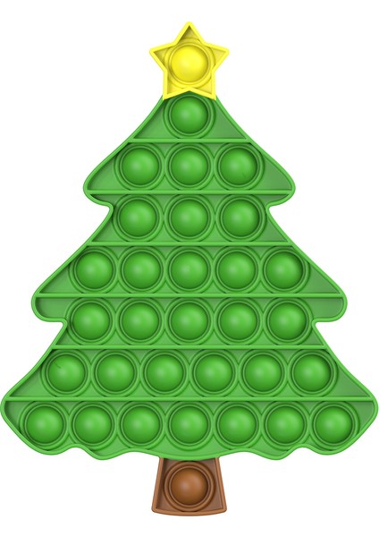 Z Kırmızı Stili Çocuklar Için Noel Ağacı Şekilli Sıkıştırılabilir Oyuncaklar- E-Ticaret Başlığı (Yurt Dışından)