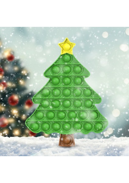 Z Kırmızı Stili Çocuklar Için Noel Ağacı Şekilli Sıkıştırılabilir Oyuncaklar- E-Ticaret Başlığı (Yurt Dışından)