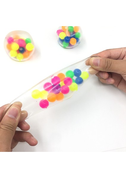 60MM Sıkma Topu Mod Sıkma Oyuncak Dna Renkli Boncuk Aleti Hava Oyuncak Çocuklar Için Noel Hediyesi (Yurt Dışından) fiyatları