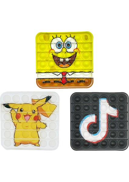 Leopar Tarzı Pokemon Fidget Oyuncakları Anime Sevimli Pikachu Yumuşak Sıkıştırılabilir Silikon Süngerboplar Pops Yetişkin Tik Tok - Hediye Oyuncaklar (Yurt Dışından) fırsatları