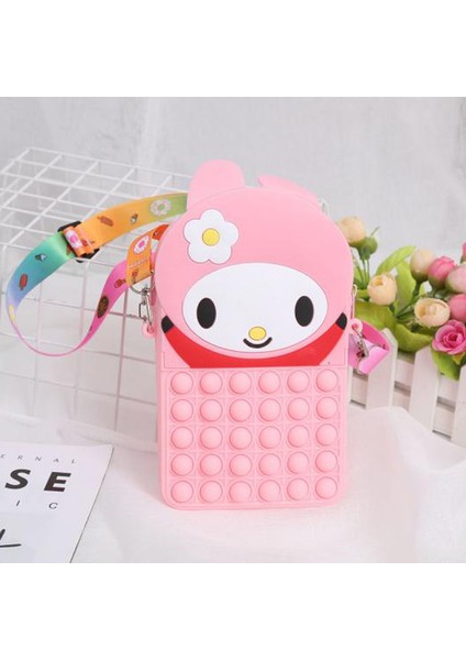 No.19 Tarzı Renkli Kawaii Çanta Pop It Fidget Oyuncakları Itme Balon Kadın Cüzdan Çocuklar Bozuk Para Cüzdanı Basit Dimple Oyuncakları Için (Yurt Dışından)
