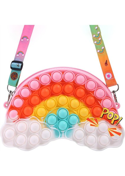 No.19 Tarzı Renkli Kawaii Çanta Pop It Fidget Oyuncakları Itme Balon Kadın Cüzdan Çocuklar Bozuk Para Cüzdanı Basit Dimple Oyuncakları Için (Yurt Dışından) fiyatları