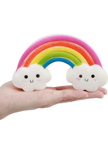 38A215 Stili Jumbo Sevimli Galaksi Unicorn Sıkılabilir Pasta Panda Ekmek Sıkılabilir Krem Kokulu Yavaş Yükselen Sıkma Oyuncaklar Çocuk Hediyesi (Yurt Dışından)