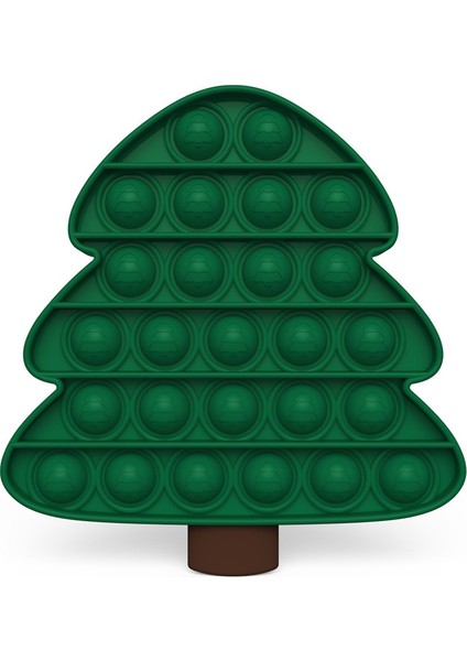 Yeşil Xmax Ağacı Stili Yeni Gökküre Pop Itme Kabarcıklı Duyusal Oyuncak Sıkma Komik Dinozor Baykuş Noel Ağacı Oyuncaklar (Yurt Dışından)