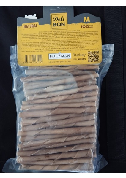 Burgu Çubuk Orta Boy 100'lü Paket Naturel fiyatları