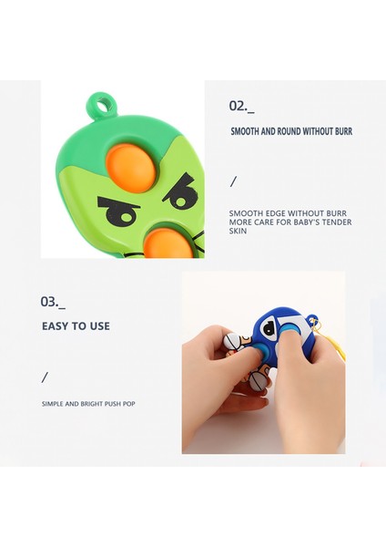 No.92 Tarzı Yetişkin Çocuklar Için Mini Popete Fidget Oyuncaklar Anahtarlık Sıkıştırılabilir Oyuncaklar Seti Oyuncaklar (Yurt Dışından)