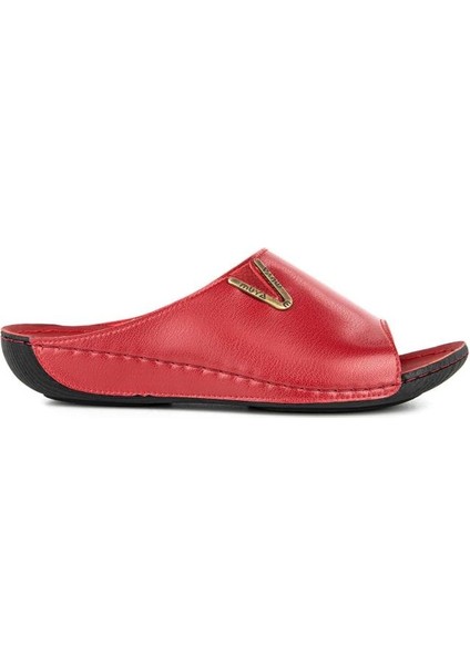 Mena 32219-005 Topuk Jelli Anatomik Taban Kadın Terlik Kırmızı 36-40 modelleri
