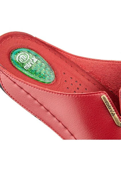 Mena 32219-005 Topuk Jelli Anatomik Taban Kadın Terlik Kırmızı 36-40 fırsatları