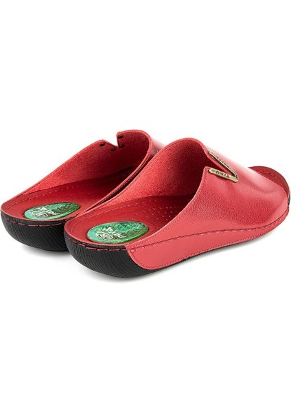 Mena 32219-005 Topuk Jelli Anatomik Taban Kadın Terlik Kırmızı 36-40 indirimleri