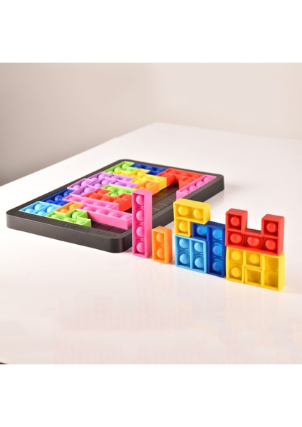 Gösteri Stili Olarak Tetris Bulmaca Puzzle Basit Fidget Oyun Topu Zihinsel Gelişim Oyuncakları - Çocuklar Için Eğitici Oyuncaklar (Yurt Dışından) fiyatları