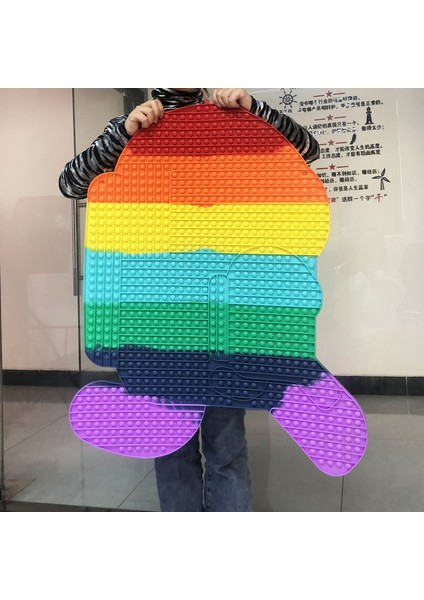 18X20CM Bir Stil 85CM Dev Pop It Xxl Büyük Çarkı Oyuncağı Çocuklar Için Hediye (Yurt Dışından) fiyatları