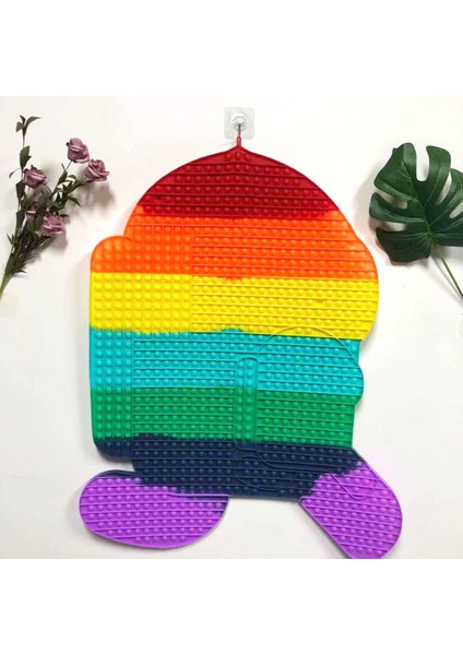 18X20CM Bir Stil 85CM Dev Pop It Xxl Büyük Çarkı Oyuncağı Çocuklar Için Hediye (Yurt Dışından) fırsatları