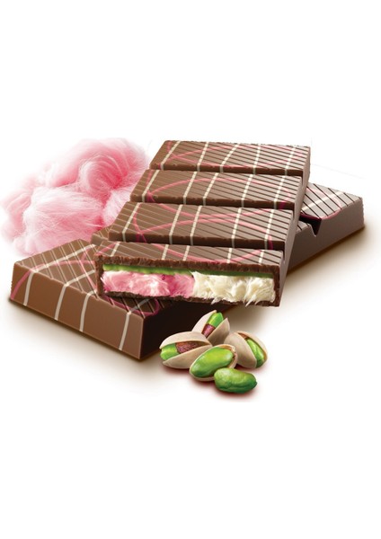 Pişmaniyeli Antep Fıstıklı Çikolata 150 gr. (1 Paket)