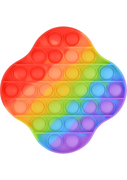 U Tarzı Gökkuşağı Kabarcık Pat Fidget Oyuncak Çocuklar Için Duyusal Oyun Özel Ihtiyaçları - Sıkıştırılabilir Fidget Oyuncak Çocuklar Için (Yurt Dışından)